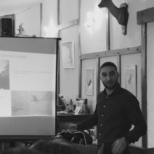 Conférence sur le métier de cordiste