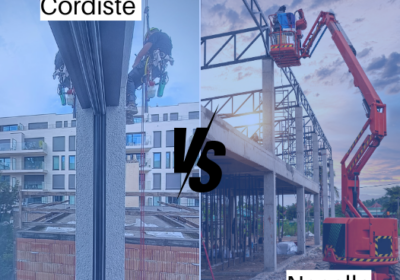 Cordiste VS nacelle : lequel choisir pour des travaux en hauteur ?