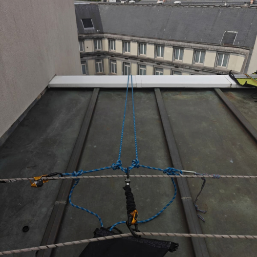 Travail en hauteur en ville