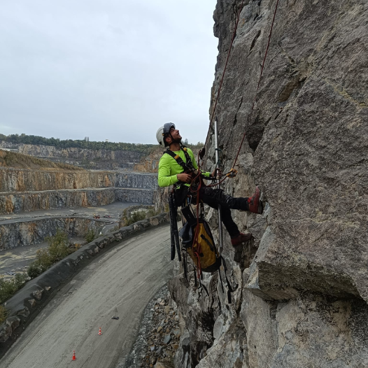 Travaux en hauteur - Parois rocheuses